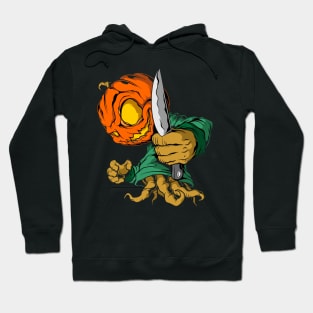 killer pumpkin christmas Hoodie